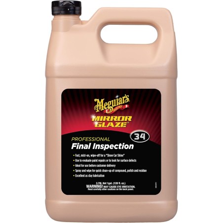 Meguiar's M3401 Mirror Glaze Final Inspection Detailing Spray Lackschnellreiniger, 3,78L