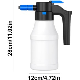 Foam Pump Sprayer - Foam Generating Pump, Foam Spray Pump | Cordless Rechargeable Electric Foam Spray Bottle 1.5l, Portable Air