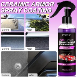 Premium Wax Spray Ceramic Spray Coating Waterless Car Wash Cleaner 4 IN 1 Car Nano Headlight Repair Cleaner Scratch Remover Car