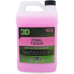 3D Final Touch Quick Detail Spray - Easy Spray On, Wipe Off Showroom Shine 16oz.