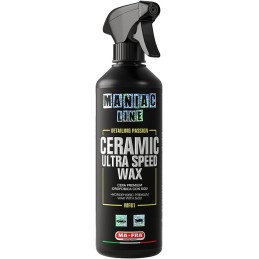 Ma-Fra , Maniac Car Detailing Line, Ceramic Ultra Speed Wax, Premium-Wachs mit SiO2, Wachsversiegelung, schafft einen