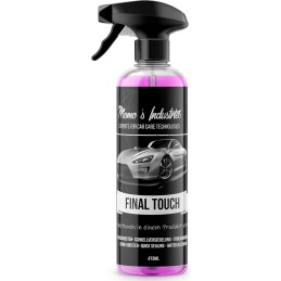 Momo's Industries® Final Touch Premium Schnellversiegelungswachsspray mit Mikrofasertuch – Autoglanzverstärker – Sprühwachs