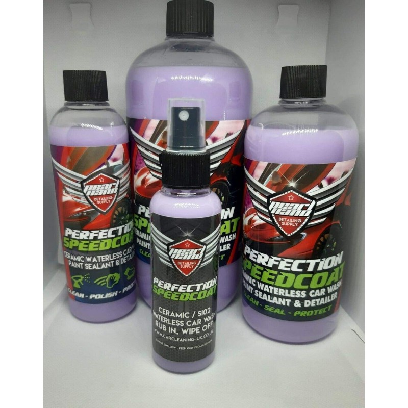 Pearl Nano Speedcoat **NO ADDED DYE** Amazing Shine, CERAMIC Spray Coating Waterless Car Wash Hydrophobic Top Coat Polish