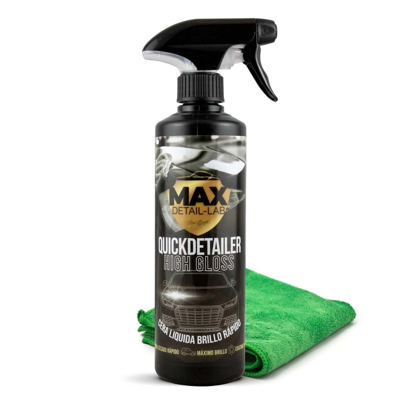 MAX DETAIL-LAB - Quickdetailer - Autopolitur Quick Detailer Autowachs Hoher Glanz, Sofortige Wirkung, Schnell Trocken,