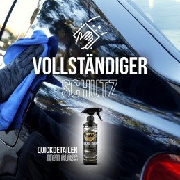 MAX DETAIL-LAB - Quickdetailer - Autopolitur Quick Detailer Autowachs Hoher Glanz, Sofortige Wirkung, Schnell Trocken,