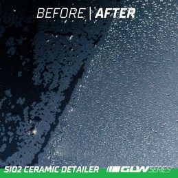 3D Ceramic Detailer, GLW Series | Hyper Gloss Finish | SiO2 Peak Hydrophobic Top Coat | Extends Life of Waxes, Sealants,