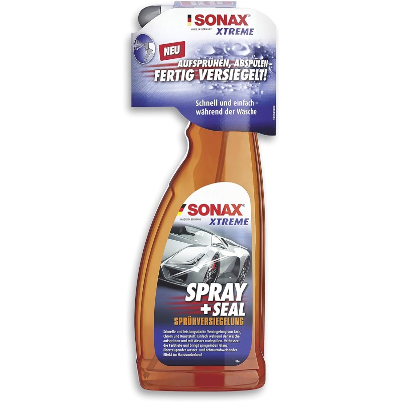 SONAX XTREME Spray+Seal (750 ml) schnelle, einfache und leistungsstarke Spray-Versiegelung während der Wäsche | Art-Nr. 02434000