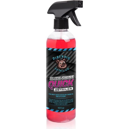 Slick Swine Quick Detailer - 16oz Ultimate Quick Detailer & Waterless Wash Spray for Best Shine for Car, Truck, Motorcycle