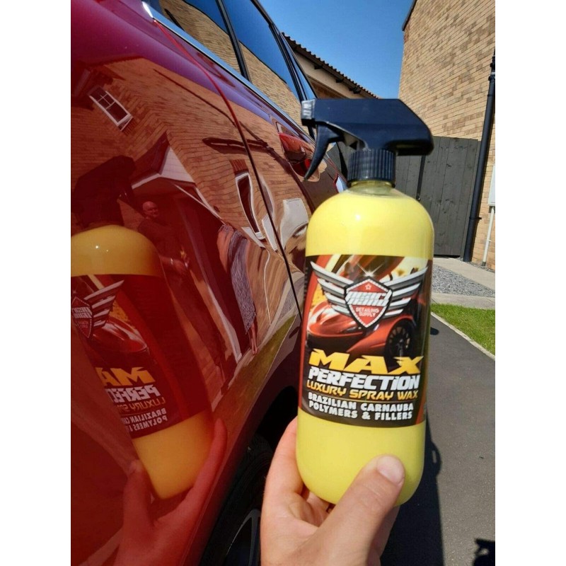 Pearl Nano Car Wax Shine Hydrophobic Armor Spray - Spray Wax for Car with Carnauba Wax - Car Polish and Car Shine Spray - Spray