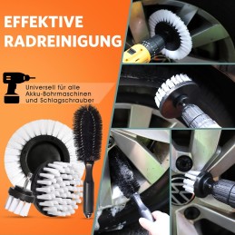 KEYAYE Auto Reinigungsset, 25 Pcs Autopflege Set, Auto Waschen Set Auto Putz Set mit Detailing Pinsel für Auto Reinigung