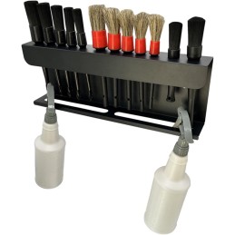 Ronyme Detailing Brush Holder Spray Bottle Storage Rack, Car Brush Holder for Beauty Shop Cleaning Detailing Tools Storage