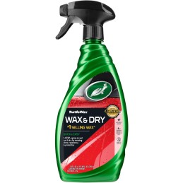 Turtle Wax 50834 1-Step Wax & Dry-26 oz. Double Pack with Microfiber Towel, 52. Fluid_Ounces, 2 Pack