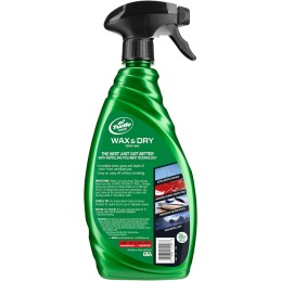 Turtle Wax 50834 1-Step Wax & Dry-26 oz. Double Pack with Microfiber Towel, 52. Fluid_Ounces, 2 Pack