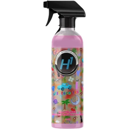 Hyper One Waterless Car Wash and Wax Spray - All-in-One High Gloss Detailing for Car Interior & Exterior - Long Lasting UV Car