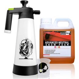 Nuke Guys Snow Foam Set: 2L Schaumsprüher + SONAX XTREME Rich Shampoo 1L + Messbecher 150ml skaliert mit skull