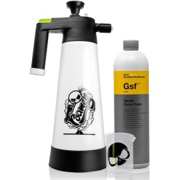 Nuke Guys Snow Foam Set: 2L Schaumsprüher + SONAX XTREME Rich Shampoo 1L + Messbecher 150ml skaliert mit skull