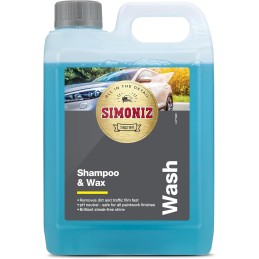 Simoniz Waterless Car Wash & Wax, Dual Action Waterless Wash & Wax, Cleans & Protects Car Paintwork, Essential Car-Cleaning