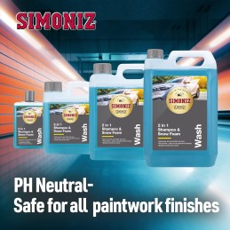 Simoniz Waterless Car Wash & Wax, Dual Action Waterless Wash & Wax, Cleans & Protects Car Paintwork, Essential Car-Cleaning