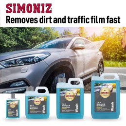 Simoniz Waterless Car Wash & Wax, Dual Action Waterless Wash & Wax, Cleans & Protects Car Paintwork, Essential Car-Cleaning