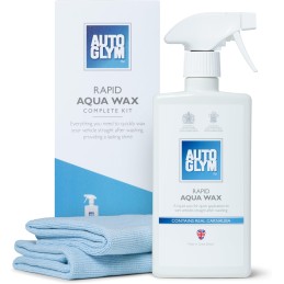 Autoglym Rapid Aqua Wax , 500ml - Complete Car Wax Kit Made to Protect All Exterior Surfaces including Car Paint, Rubber and