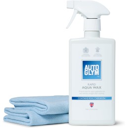 Autoglym Rapid Aqua Wax , 500ml - Complete Car Wax Kit Made to Protect All Exterior Surfaces including Car Paint, Rubber and