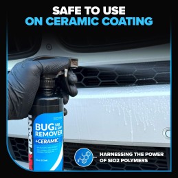 Carfidant Bug Remover for Cars Exterior with Ceramic Coating - Easily and Safely Clean Bug Splatter, Bird Poop from Paint,