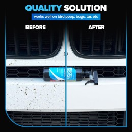 Carfidant Bug Remover for Cars Exterior with Ceramic Coating - Easily and Safely Clean Bug Splatter, Bird Poop from Paint,