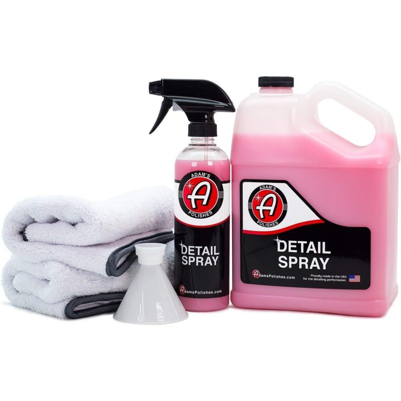 Adam's Polishes Detail Spray - Quick Waterless Detailer Spray For Car Detailing | Polisher Clay Bar & Car Wax Boosting Tech |