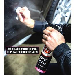 Adam's Polishes Detail Spray - Quick Waterless Detailer Spray For Car Detailing | Polisher Clay Bar & Car Wax Boosting Tech |