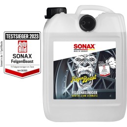 SONAX FelgenBeast (1 Liter) Felgenreiniger für alle polierten, verchromten und matten Stahl- & Leichtmetallfelgen | Art-Nr.