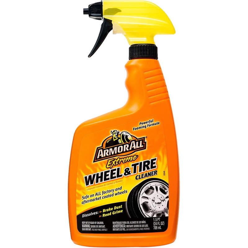 Armor All Extreme Wheel and Tire Cleaner , Car Wheel Cleaner Spray, 24 Fl Oz