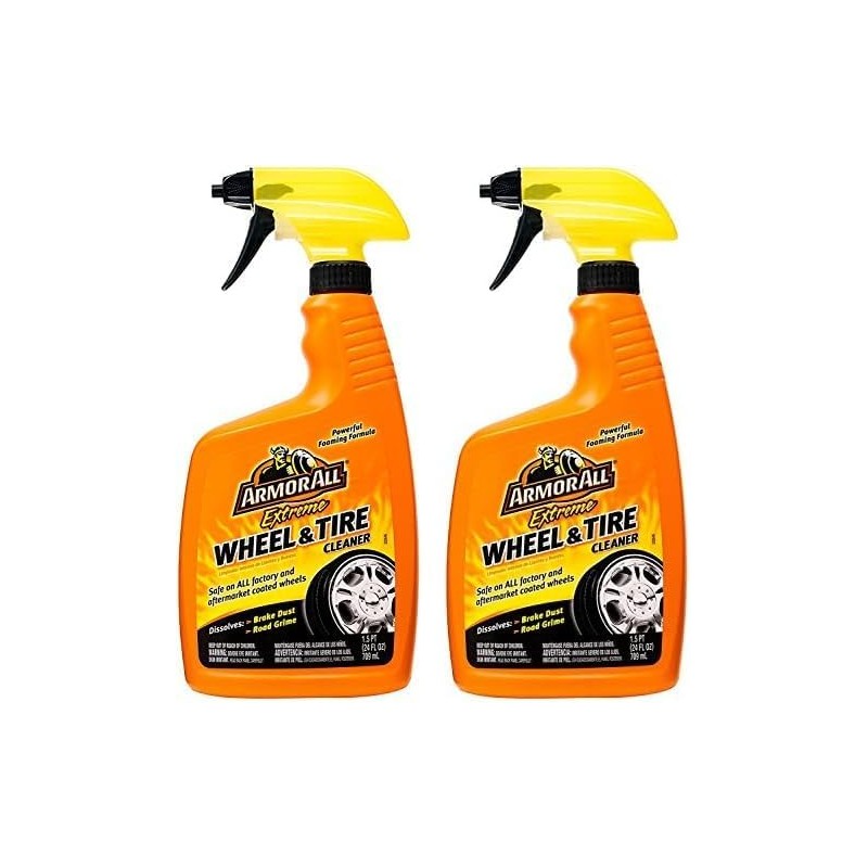 Armor All Extreme Wheel and Tire Cleaner , Car Wheel Cleaner Spray, 24 Fl Oz