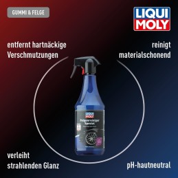 LIQUI MOLY Felgenreiniger Spezial, Art.-Nr.: 1597 I 1 L Auto Felgenreiniger für Alufelgen & Stahlfelgen I Felgenpflege für Auto