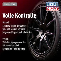 LIQUI MOLY Felgenreiniger Spezial, Art.-Nr.: 1597 I 1 L Auto Felgenreiniger für Alufelgen & Stahlfelgen I Felgenpflege für Auto