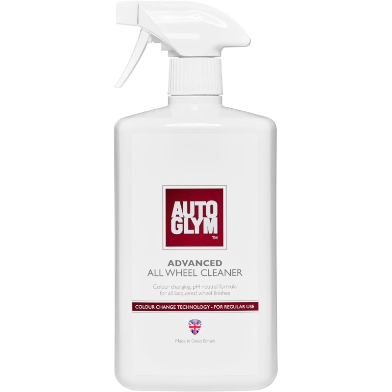 Autoglym Advanced All Wheel Cleaner,1L – Colour Change Technology Reacts With Brake Dust,pH Neutral Car Wheel Cleaner Spray and