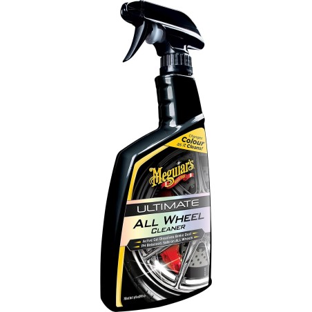 Meguiar's G180124EU Ultimate All Wheel Cleaner Felgenreiniger, Reinigt alle Felgenoberflächen, Entfernt Bremsstaub und Schmutz,