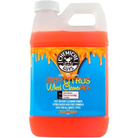 Chemical Guys CLD10516 Sticky Citrus Wheel Cleaner Gel, (Safe for All Wheel Types) Works on Cars, Trucks, SUVs, Motorcycles, RVs