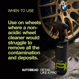 Autobead Acid Wheel Cleaner 500ml - Destroy Brake Dust & Contaminants - Concentrated Gel-Based Rim Cleaning Dirt Remover