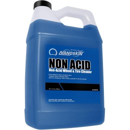 Nanoskin NON ACID Professional Wheel & Tire Cleaner 1 Gallon – Works with Wheel Brush & Tire Brush | Car Wash Wheel Cleaning