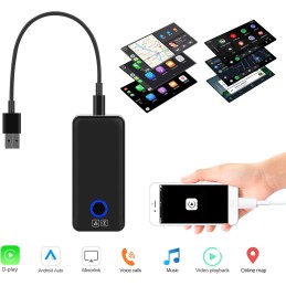 Wireless Apple CarPlay Adapter Android Auto Adapter for Factory Wired CarPlay Wireless CarPlay Dongle Wireless Android Auto