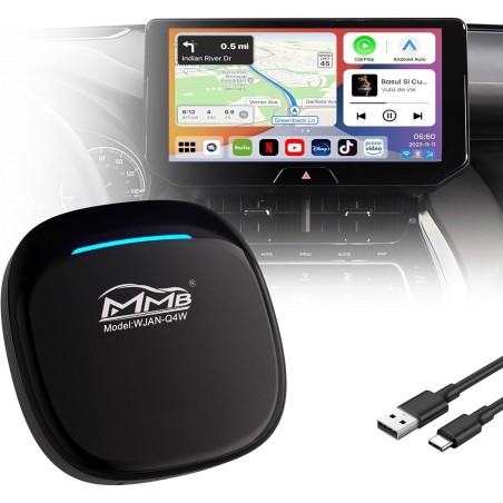 MMB CarPlay Magic Box MAX 5.0 2024 Newest Android 13.0 Multimedia Video Ai Box, QCM 6225 8-Core 8+128GB Online