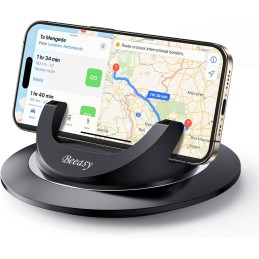 Beeasy Car Phone Holder Dashboard Non-Slip Car Accessories Universal Car Mount Dash, Dashboard Phone Holder for iPhone 14 13 12