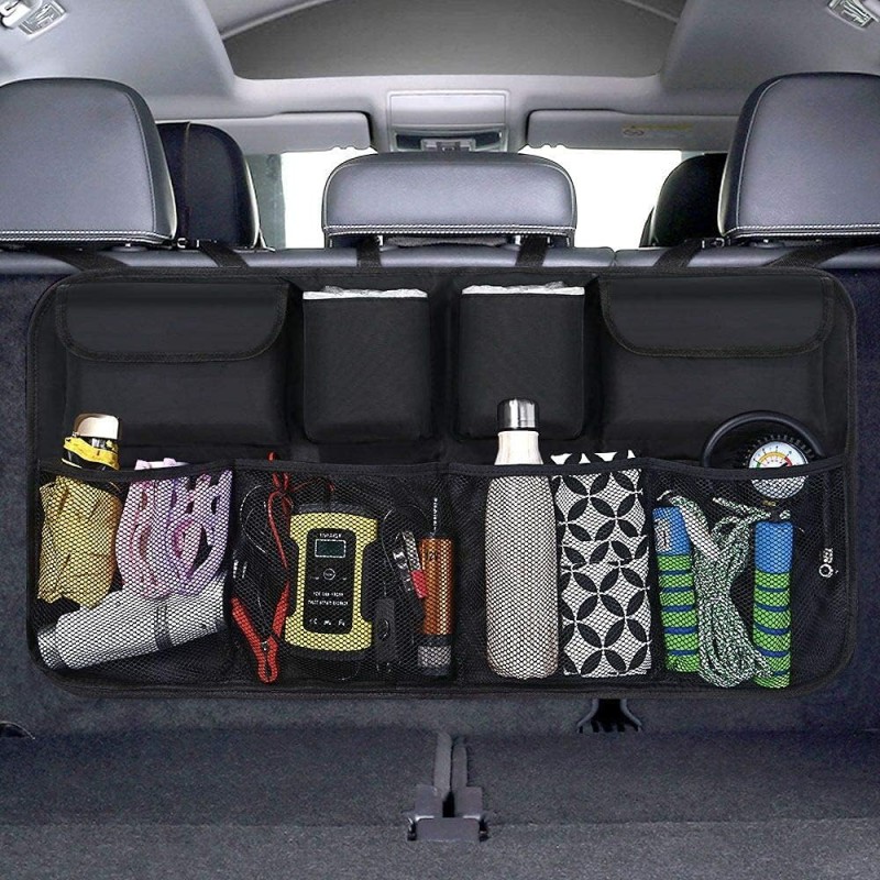 URAQT Kofferraum Organizer, Auto Aufbewahrungstasche, Kofferraumtasche, Wasserdichten Taschen mit Starkes elastisches,