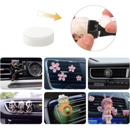 URAQT Auto Diffuser, 8 Stück Gänseblümchen Blume Auto Lufterfrischer Clip Air Outlet Lüfterfrischer Vent Clips Auto