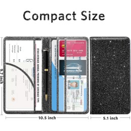 CoBak Car Registration and Insurance Holder - Vehicle Glove Box Car Organizer, Auto Truck Comparment Accessories Case for