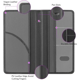 CoBak Car Registration and Insurance Holder - Vehicle Glove Box Car Organizer, Auto Truck Comparment Accessories Case for