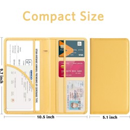 CoBak Car Registration and Insurance Holder - Vehicle Glove Box Car Organizer, Auto Truck Comparment Accessories Case for