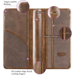 CoBak Car Registration and Insurance Holder - Vehicle Glove Box Car Organizer, Auto Truck Comparment Accessories Case for