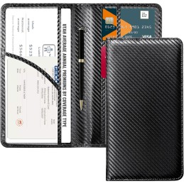 CoBak Car Registration and Insurance Holder - Vehicle Glove Box Car Organizer, Auto Truck Comparment Accessories Case for