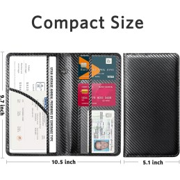 CoBak Car Registration and Insurance Holder - Vehicle Glove Box Car Organizer, Auto Truck Comparment Accessories Case for